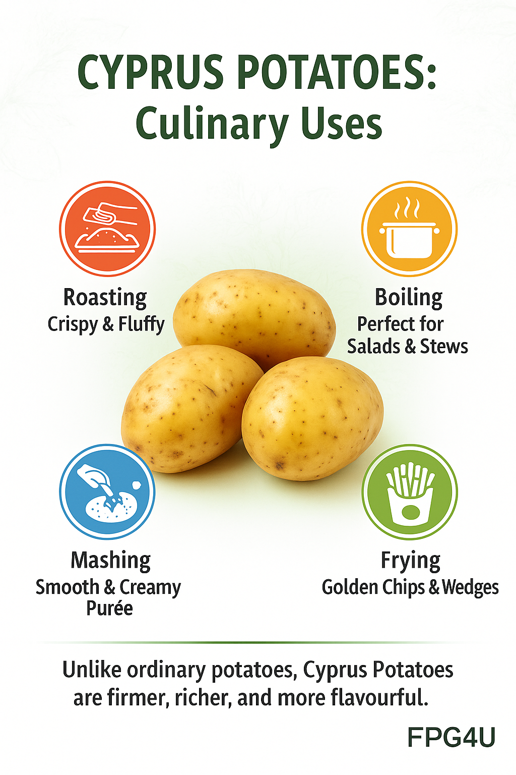 Cyprus Potatoes – Fresh, Firm & Flavorful