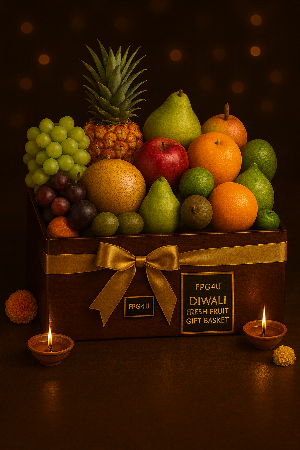 Diwali Fresh Fruit Gift Basket